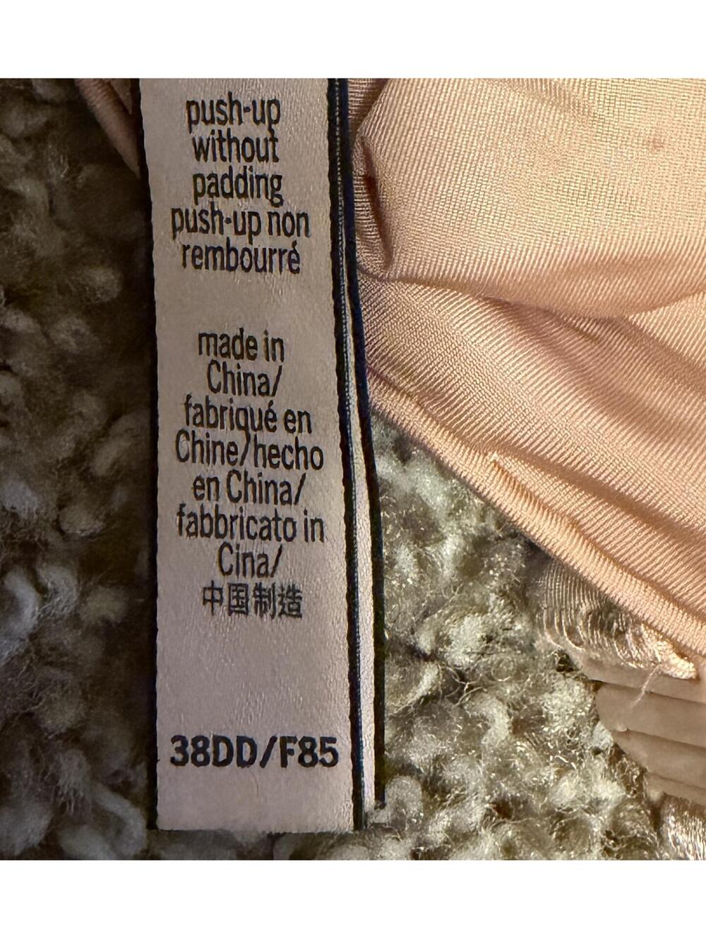 BRA Victoria's Secret Nude Bra 38DD/F85 Without Padding - Picture 5 of 6